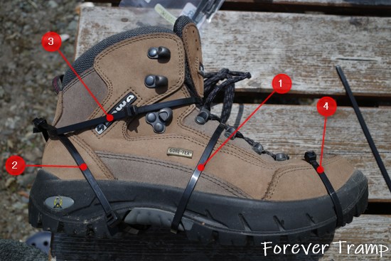 登山靴のソール剥がれを応急修理する方法 おすすめの準備とやり方 A級放浪計画
